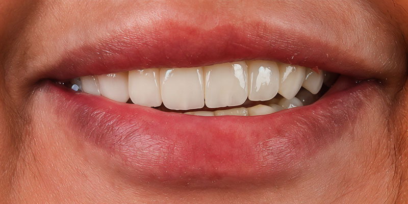 After: full-mouth implant reconstruction